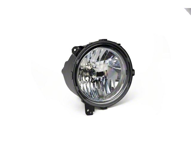 OE Style Headlight; Chrome Housing; Clear Lens; Driver Side (20-24 Jeep Gladiator JT)