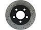 StopTech Sport Drilled and Slotted Rotor; Front Passenger Side (1999 Jeep Wrangler TJ w/ 3-Inch Cast Rotors; 00-06 Jeep Wrangler TJ)