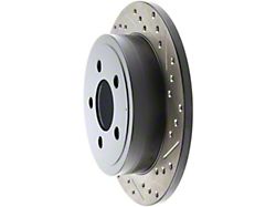 StopTech Sport Drilled and Slotted Rotor; Rear Driver Side (03-06 Jeep Wrangler TJ)