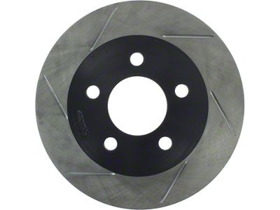 StopTech Sport Slotted Rotor; Front Passenger Side (1999 Jeep Wrangler TJ w/ 3-Inch Cast Rotors; 00-06 Jeep Wrangler TJ)