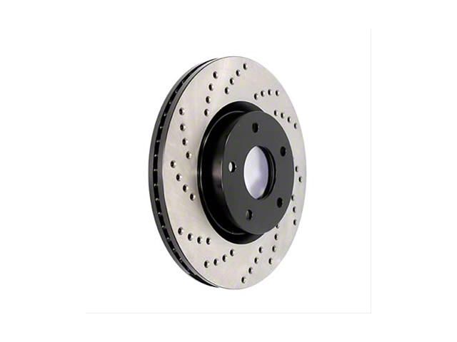 StopTech Sportstop Cryo Sport Drilled Rotor; Front Driver Side (07-18 Jeep Wrangler JK)