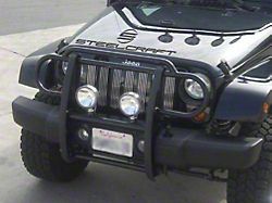 Grille Guard; Black (07-18 Jeep Wrangler JK)