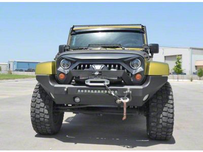 Front Bumper; Textured Black (20-24 Jeep Gladiator JT)