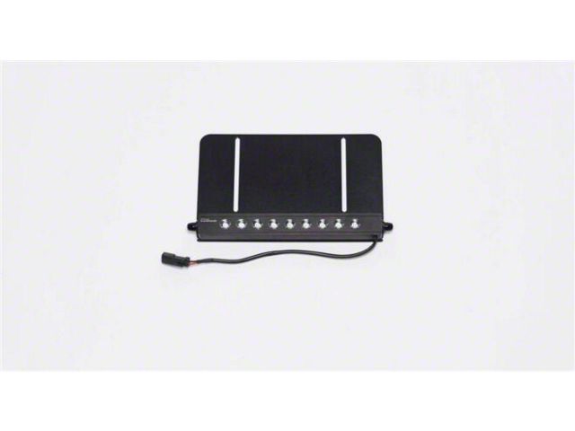 Putco License Plate Frame for 10-Inch Luminux LED Light Bar (07-24 Jeep Wrangler JK & JL)