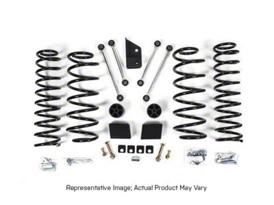 Zone Offroad 3-Inch Coil Spring Suspension Lift Kit with FOX Shocks (18-24 Jeep Wrangler JL 4-Door)