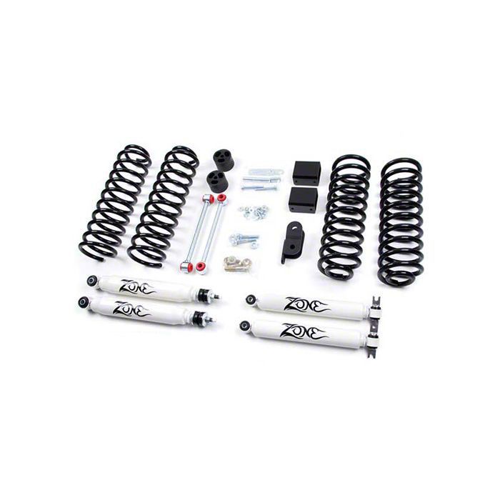 Zone Offroad Jeep Wrangler 3Inch Coil Spring Suspension Lift Kit with