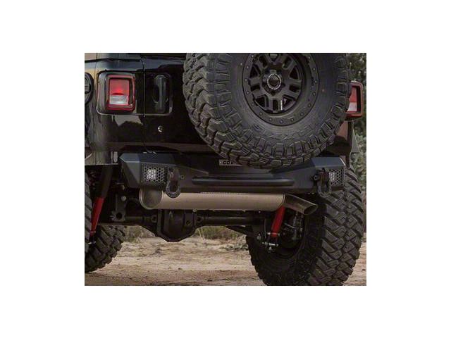 Go Rhino Rockline Low Profile Body Mount Spare Tire Carrier; Textured Black (18-24 Jeep Wrangler JL)
