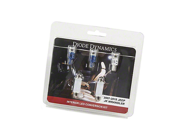 Diode Dynamics Stage 1 LED Interior Lighting Kit; Blue (07-18 Jeep Wrangler JK 4-Door)