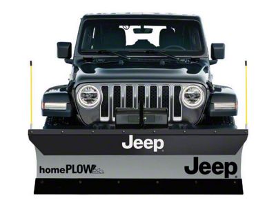 Meyer 80-Inch HomePlow Snow Plow (07-23 Jeep Wrangler JK & JL)