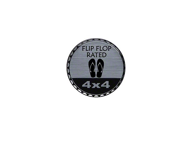 Flip Flop Rated Badge (Universal; Some Adaptation May Be Required)