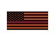 Under The Sun Inserts Grille Insert; Black and Orange Thin Red Line (07-18 Jeep Wrangler JK)
