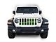 Under The Sun Inserts Grille Insert; Distressed Black and Green (07-18 Jeep Wrangler JK)