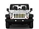 Under The Sun Inserts Grille Insert; Distressed Black and Yellow (07-18 Jeep Wrangler JK)