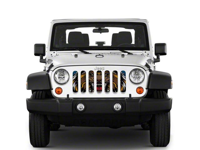 Under The Sun Inserts Grille Insert; Mad Lion (07-18 Jeep Wrangler JK)