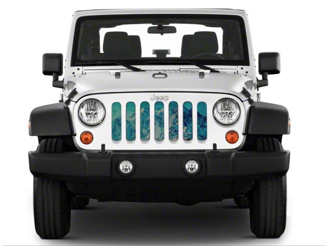 Under The Sun Inserts Grille Insert; Montain High (07-18 Jeep Wrangler JK)