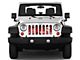 Under The Sun Inserts Grille Insert; Santa and The Moon (07-18 Jeep Wrangler JK)