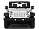Under The Sun Inserts Grille Insert; Gold Ornaments (18-23 Jeep Wrangler JL w/o TrailCam; 2024 Jeep Wrangler JL Sport)
