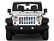 Under The Sun Inserts Grille Insert; Santa On A Roof (18-23 Jeep Wrangler JL w/o TrailCam; 2024 Jeep Wrangler JL Sport)
