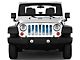 Under The Sun Inserts Grille Insert; Snowmen Hill (18-23 Jeep Wrangler JL w/o TrailCam; 2024 Jeep Wrangler JL Sport)