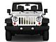 Under The Sun Inserts Grille Insert; Morning Dew (18-23 Jeep Wrangler JL w/o TrailCam; 2024 Jeep Wrangler JL Sport)