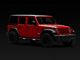RedRock Aluminum Side Step Bars with LED Running Lights, Sequential Signals and Step Lights (18-24 Jeep Wrangler JL 4-Door)