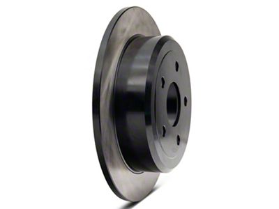 C&L OE Replacement Black Coated Rotor; Rear (07-18 Jeep Wrangler JK)