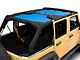 RedRock Mesh Sun Shade; Front and Rear; Blue (07-18 Jeep Wrangler JK 4-Door)