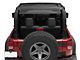 RedRock Full Length Mesh Sun Shade; Black (07-18 Jeep Wrangler JK 2-Door)