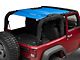 RedRock Full Length Mesh Sun Shade; Blue (07-18 Jeep Wrangler JK 2-Door)