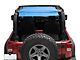 RedRock Full Length Mesh Sun Shade; Blue (07-18 Jeep Wrangler JK 2-Door)