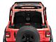 RedRock Mesh Sun Shade; Front; Black (18-24 Jeep Wrangler JL)