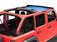RedRock Mesh Sun Shade; Front; Blue (18-24 Jeep Wrangler JL)