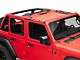 RedRock Mesh Sun Shade; Front; Red (18-24 Jeep Wrangler JL)