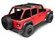 RedRock Mesh Sun Shade; Front and Rear; Black (18-24 Jeep Wrangler JL 4-Door)