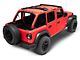 RedRock Mesh Sun Shade; Front and Rear; Red (18-24 Jeep Wrangler JL 4-Door)