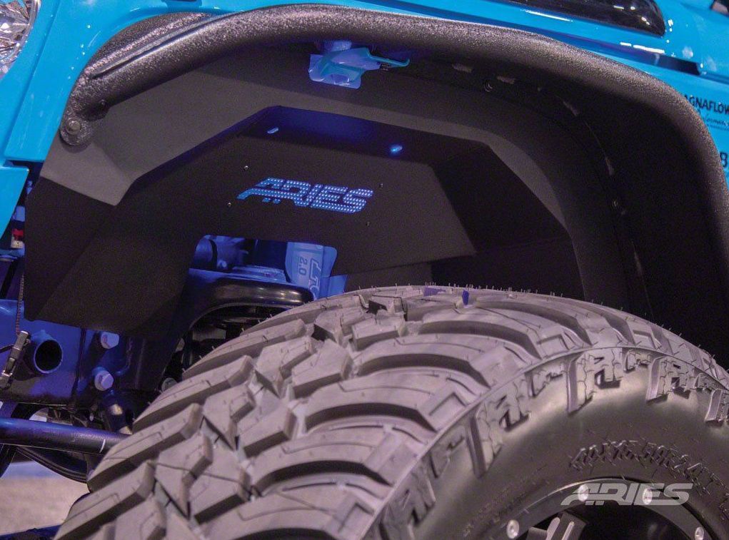 Rival 4x4 Aluminum Inner Fender Liners For 18-24 Jeep Wrangler JL 2d.27321 Tabletop