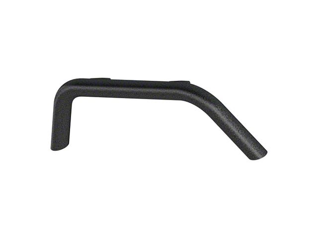 TrailChaser Aluminum Front Bumper Round Brush Guard; Textured Black (07-18 Jeep Wrangler JK with Aries TrailChaser Bumper)