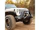 TrailChaser Aluminum Full Width Front Bumper with Angular Brush Guard; Textured Black (18-24 Jeep Wrangler JL)