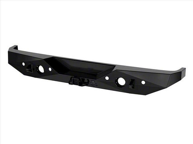ICON Impact Off-Road Armor PRO Series 2 Rear Bumper with Hitch (18-24 Jeep Wrangler JL)