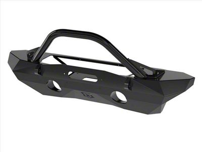 ICON Impact Off-Road Armor PRO Series Mid-Width Recessed Winch Front Bumper with Bar (07-18 Jeep Wrangler JK)