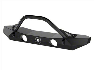 ICON Impact Off-Road Armor PRO Series Mid-Width Winch Front Bumper with Bar (07-18 Jeep Wrangler JK)