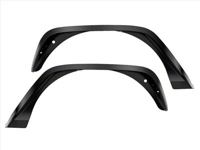 ICON Vehicle Dynamics Impact PRO Series Standard Width Steel Rear Fender Flares (07-18 Jeep Wrangler JK)