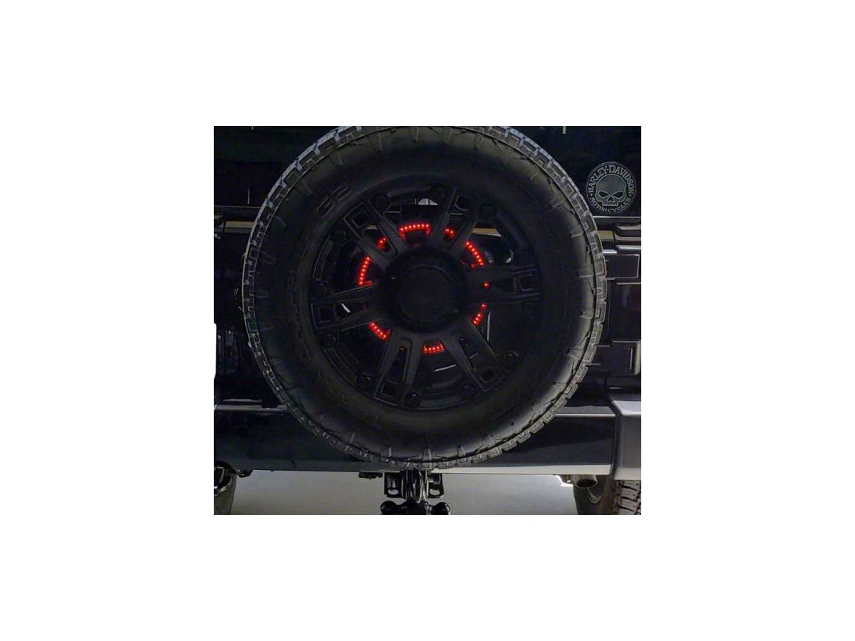 Jeep Wrangler LED Third Brake Light 5th Wheel Mount (18-23 Jeep Wrangler  JL) - Free Shipping