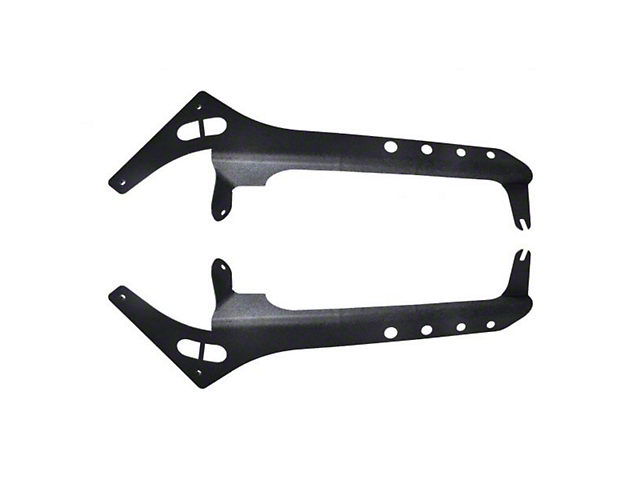 52-Inch Straight Light Bar Roof Mounting Brackets (18-23 Jeep Wrangler JL, Excluding 4xe)