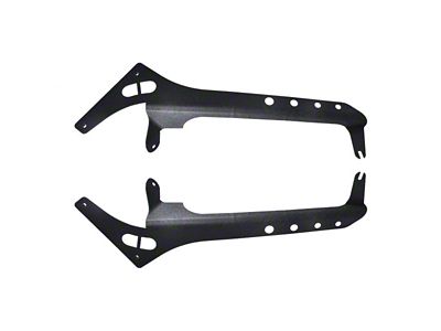 52-Inch Straight Light Bar Roof Mounting Brackets (20-24 Jeep Gladiator JT, Excluding Mojave)