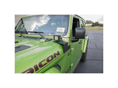 Custom Pillar Mounting Brackets (18-23 Jeep Wrangler JL, Excluding 4xe)