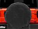 Smittybilt Spare Tire Cover; Black; 33 to 35-Inch Tire Cover (66-18 Jeep CJ5, CJ7, Wrangler YJ, TJ & JK)