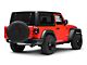 Smittybilt Spare Tire Cover; Black; 33 to 35-Inch Tire Cover (66-18 Jeep CJ5, CJ7, Wrangler YJ, TJ & JK)