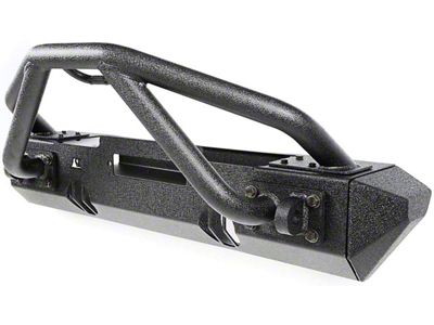 Rugged Ridge XHD Front Bumper with Double X-Striker and Stubby Ends (07-18 Jeep Wrangler JK)