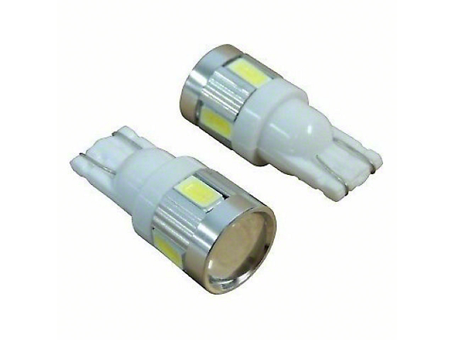 LED License Plate Light Bulbs; 194 (07-18 Jeep Wrangler JK)